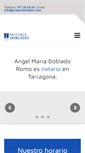 Mobile Screenshot of notariadoblado.com